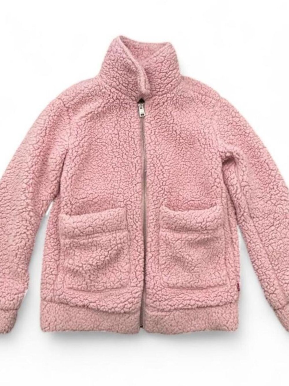 levi's teddy sherpa pink jacket